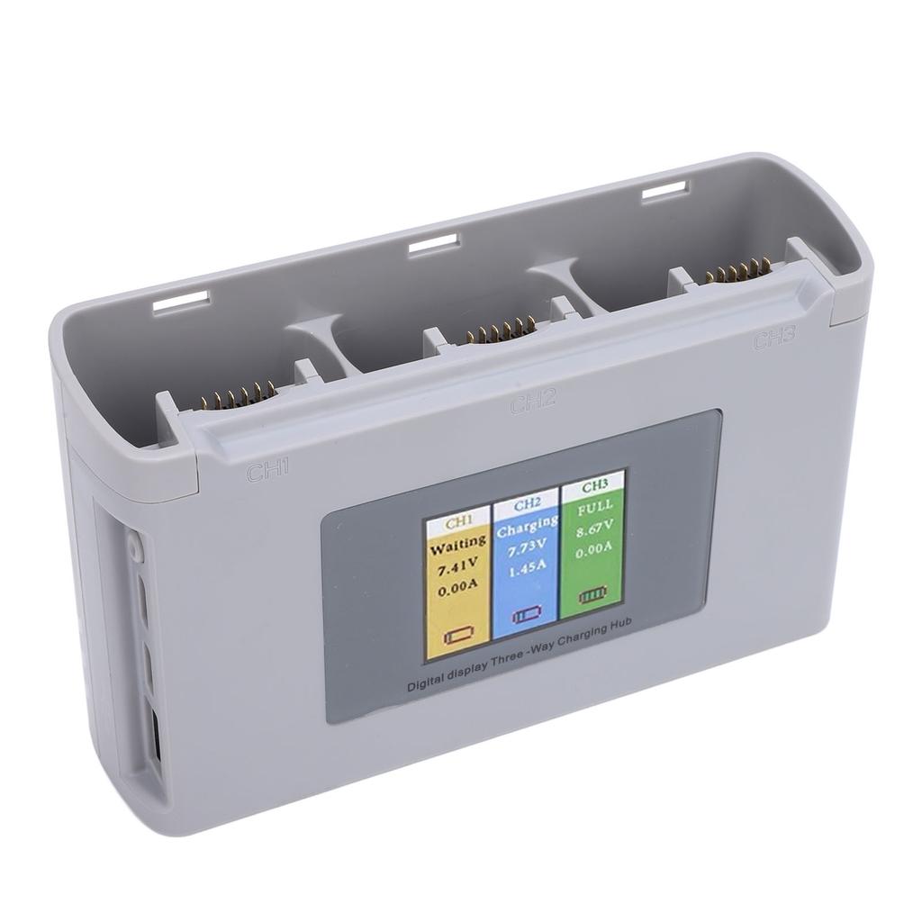 Drone 3 Battery Charger Hub ABS ударопрочный USB Drone Battery зарядная станция с цифровым дисплеем