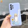 Чехол для Samsung Galaxy A23 5G Модный Милый Прозрачный Матовый Мужской Женский Мягкий ТПУ Силиконовый Чехлы для Телефона Для Samsung Galaxy A23 4G Fundas