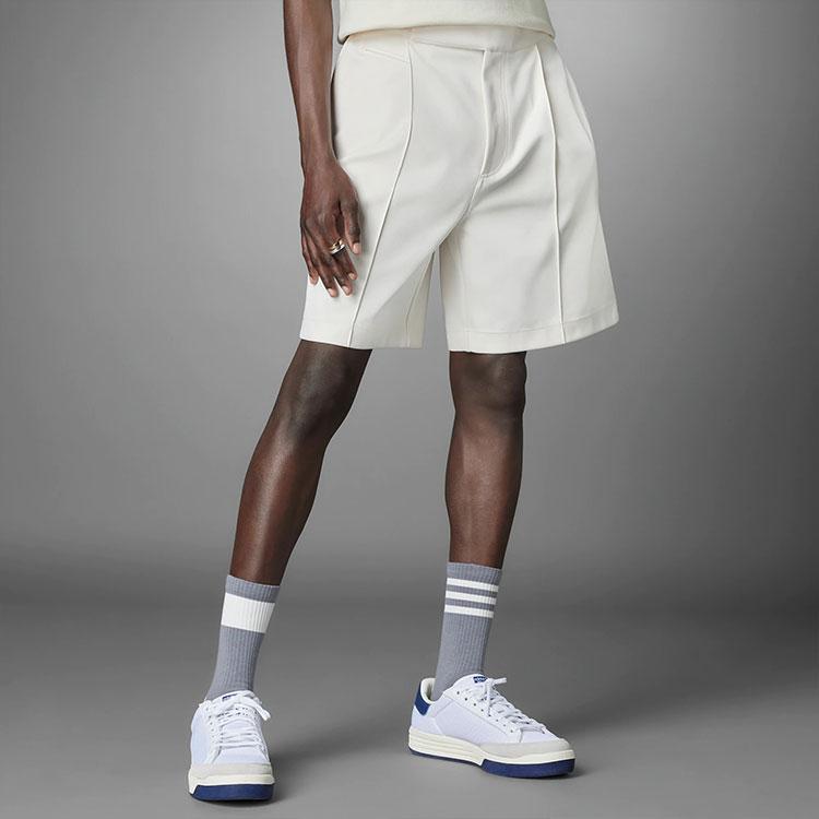 adidas Оригинальные шорты X Blue Version Tie-Break, однотонные полосатые спортивные шорты для мужчин, бежевые шорты HM6459