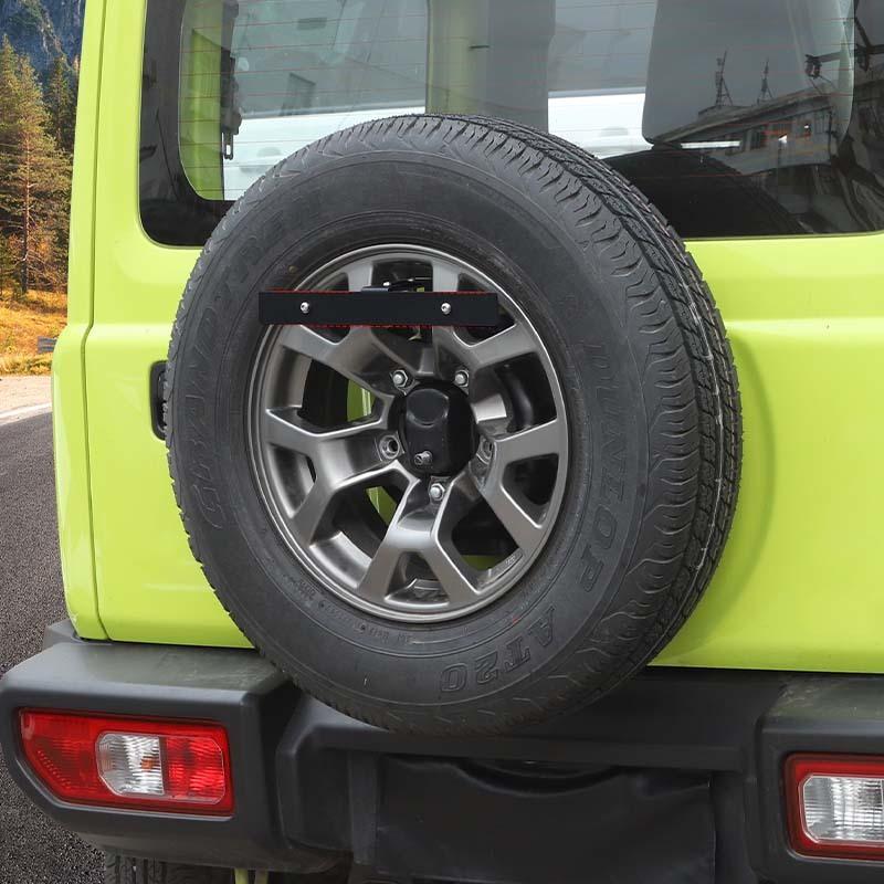 US Regulations Spare Tire License Plate Holder Bracket Mounting Fit For Jeep Wrangler TJ JK JL For Suzuki Jimny For Ford Bronco Exterior Accessories