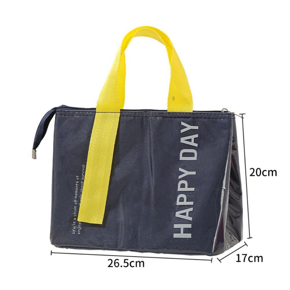 Large Capacity Picnic Bag Heat Preservation Lunch Box Bag Meal Pouch Food Storage Bag Student