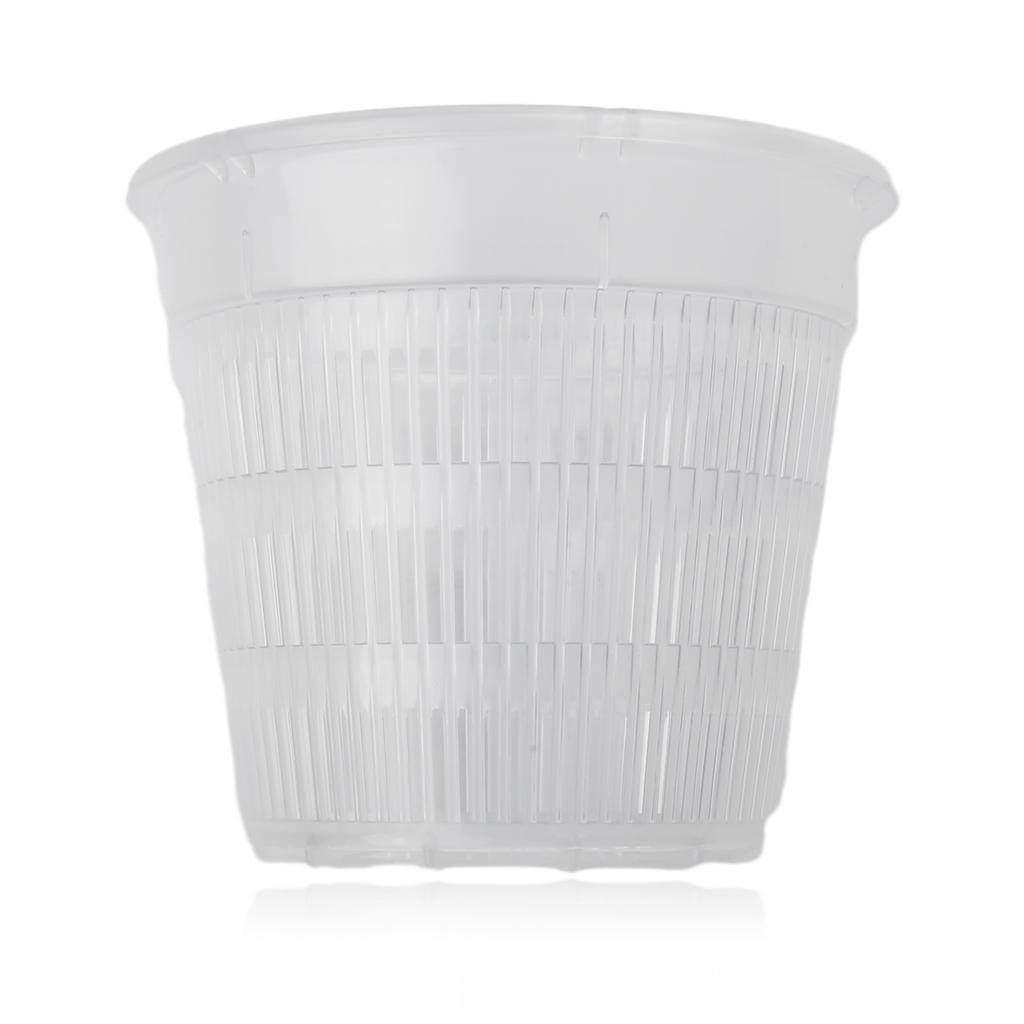 Прозрачный горшок для посадки орхидей с контролируемыми корнями и устьицами Пластиковый цветочный горшок Пластиковые горшки для орхидей с отверстиями