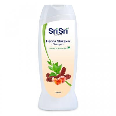 Шампунь для волос Шикакай и Хна (200 мл), Henna Shikakai Shampoo,
