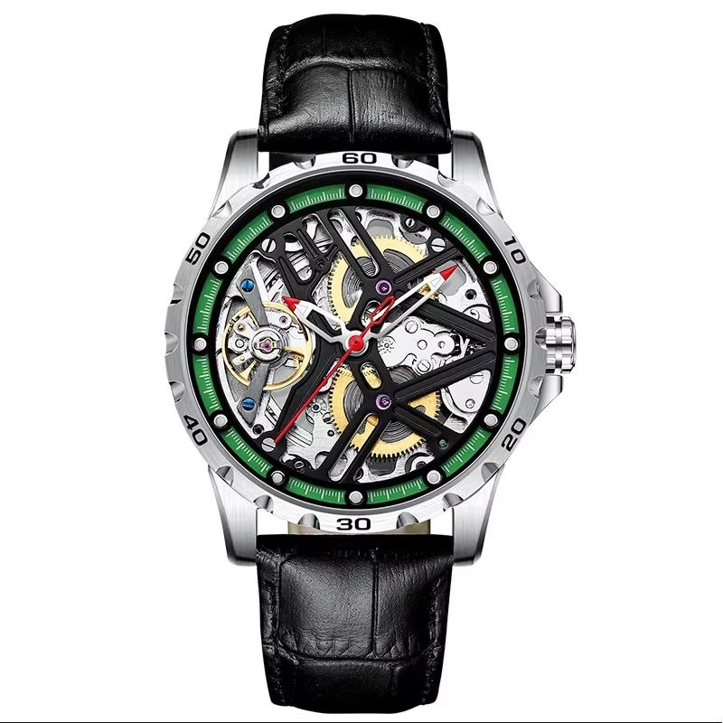 high-end brand AILANG Fashion Skeleton Mechanical Watches Automatic Watch Waterproof Hollow Tourbillon Wristwatch orologio uomo