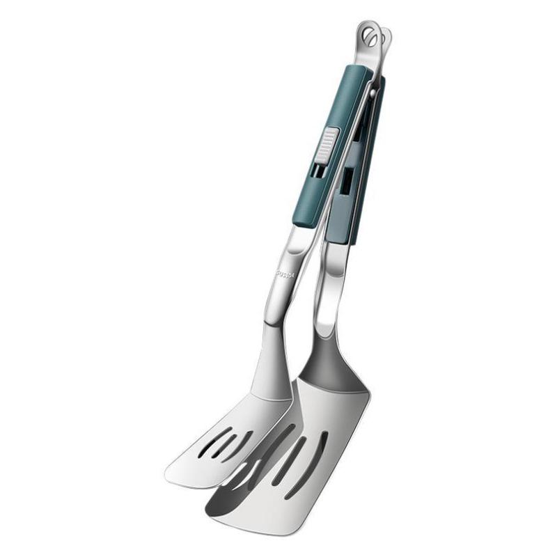 BEPAN Fried Fish Shovel Clip Stainless Steel Flip Fish Fried Fish Artifact Multifunctional Steak Pancake Clip Kitchen Tools