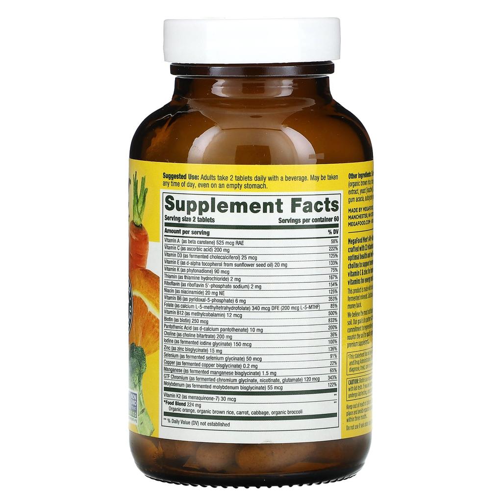 Advanced Multivitamin for Men 40 Years Old and Over, 120 Tablets