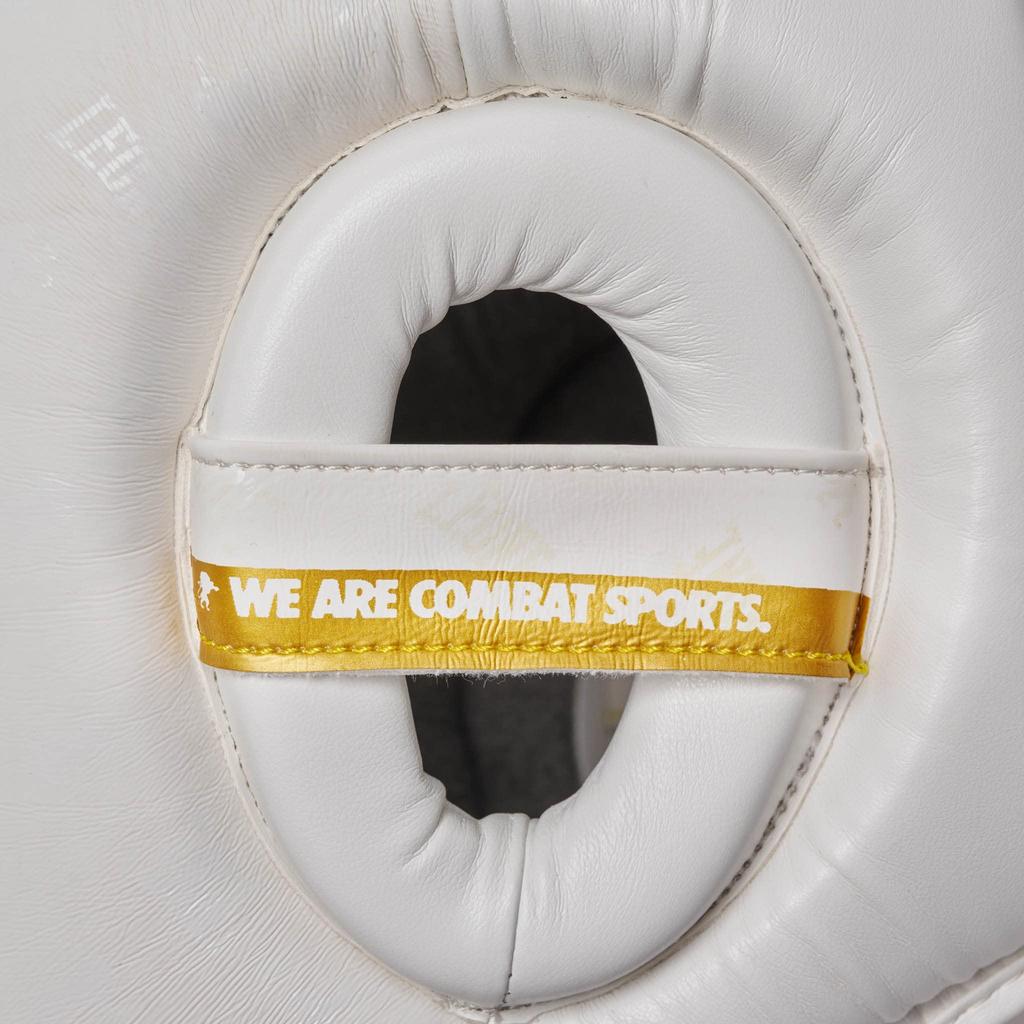 LEONE 1947 боксерский тренировочный шлем унисекс накладка на липучке подкладка белый размер L CS444 [DNA] противоударный нескользящий [оригинальный продукт]