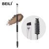 Black Professional Brow Makeup Brush Eye Liner Tools Synthetic Hair Single Wing Liner Eyebrow Make Up Brushes