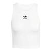 adidas Оригинальный топ-майка в рубчик с вышитым логотипом JC9007