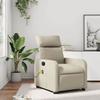 VidaXL Reclining Massage Armchair, Chair with Footrest, Seat with Backrest and Armrests Living Room, Modern, 374191