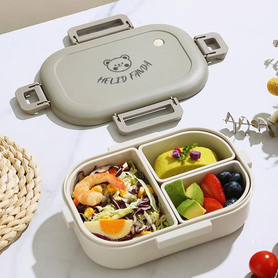 Lunch Box BPA Free Microwave Safe Large Capacity Leak-proof Bento Box Portable Divided Food Storage Container