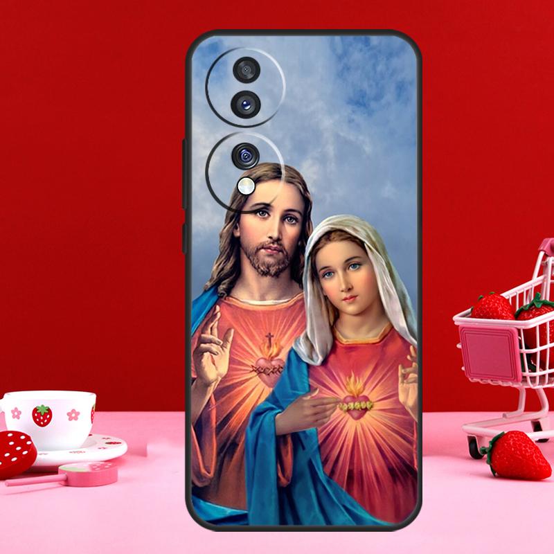 Дева Мария и Иисус для Honor Magic 6 Pro 5 Lite 50 70 90 Чехол для Honor X8a X9a X7 X8 X9 X6a X7a X8b X9b Чехол