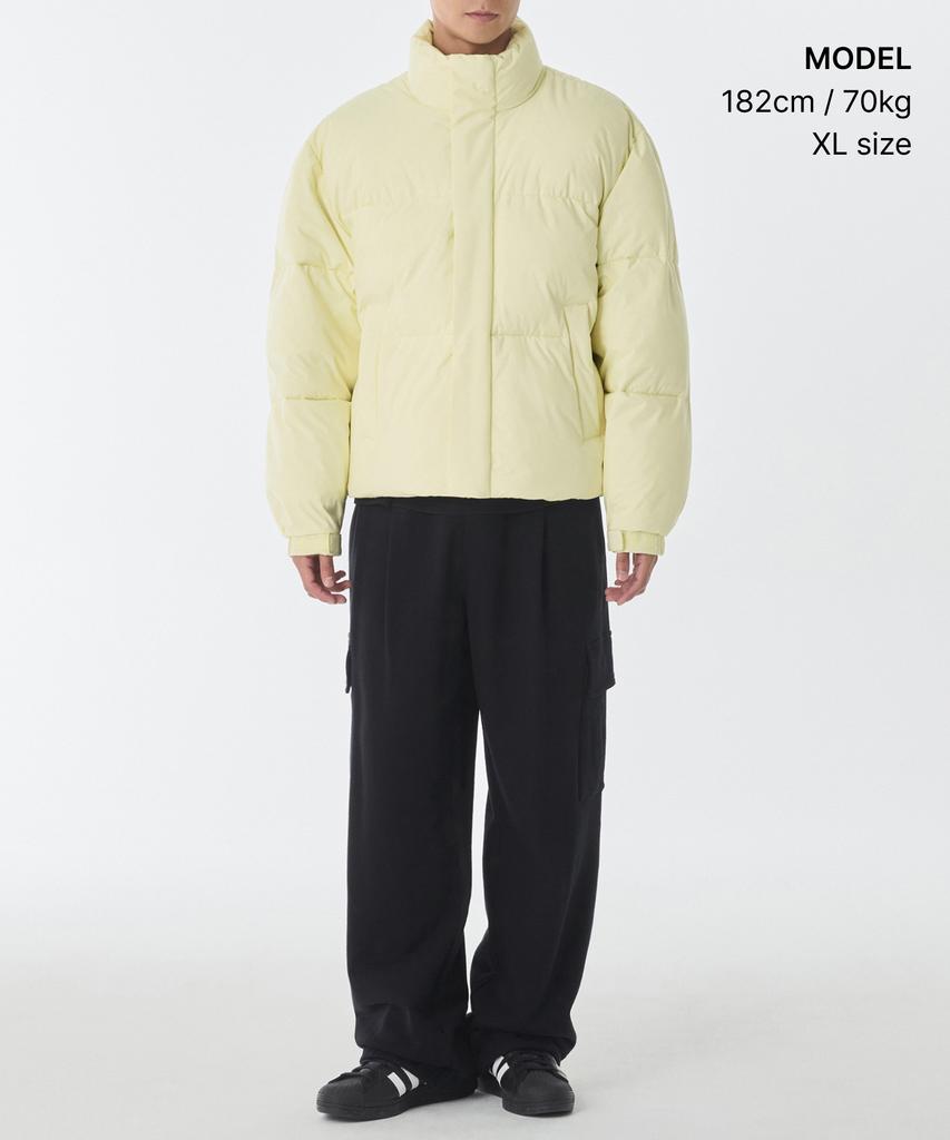 Musinsa Standard Daily Puffer Short Padded Jacket [Lemon]