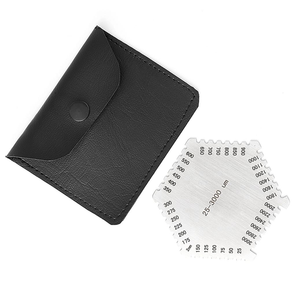 High  Stainless Steel Wet Film Comb 25-3000um Thickness Gauge