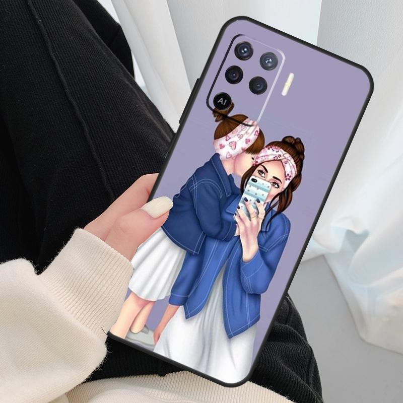 Чехол для телефона Baby Mom MUM MOTHER Girl Queen для Oppo A54 A74 A94 A18 A57 A17 A77 A38 A58 A78 A98 A80 A60 A40 A96 A76 A16 A15 A5 Pro