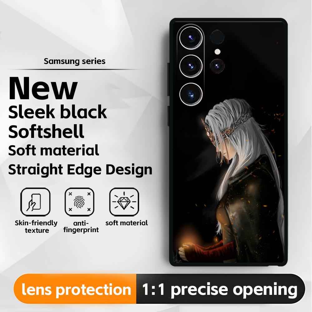 Classic game DARK SOULS Phone Case For Samsung Galaxy S26 S25 S24 S23 S22 S21 Plus Ultra Note20 Soft Black