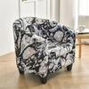 Премиальная чехол для клубного дивана с цветочным принтом, чехол для кресла, эластичные чехлы для стульев-труб, домашние декоративные одинарные чехлы для дивана с чехлом для подушки сиденья