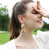 Vibrant Celebration Stand Out Stud Earrings Champagne Earrings Fashionable Outdoor Bottle Shape Dangle Earrings