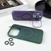 Color Changing For Magsafe Magnetic Case For For Iphone 17 16 15 14 13 12 11 Pro Max Lens Protector Glass Metal Bracket Stand Cover