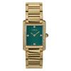 TIMEX Women's Trend Watch TW2W87500, Quartz Movement, 5 ATM Water Resistance, Mineral Glass, Green Dial, Brass [Parallel Import]