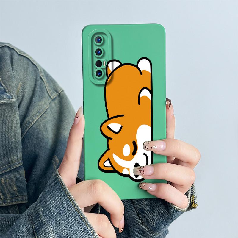 Чехол для телефона OPPO Find X2 Neo / Reno3 Pro 5G CPH2009 Силиконовый Сладкий Расписной Мультяшный Funda Прекрасный Печатный Coque Корпус