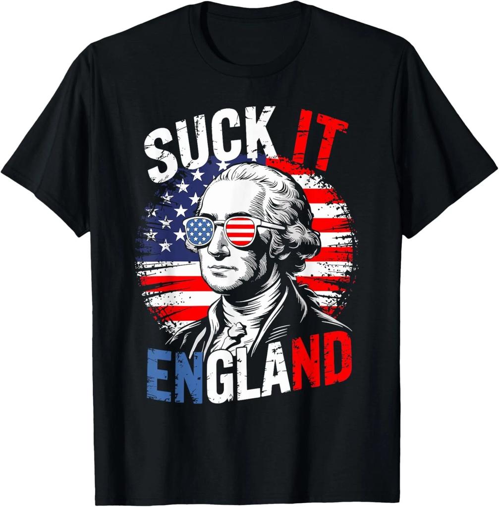 Suck It England Funny 4Th Of July George Washington Unisex T-Shirt