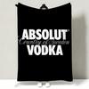 Drink AAbsolut vvodka Throw Soft Warm Flannel Throw Blanket Multiuse for Sofa Bed Office Nap