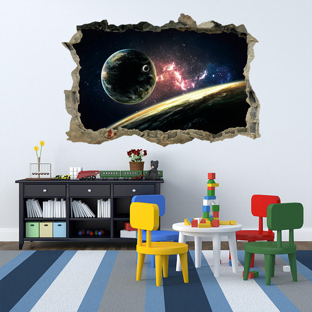 3D Star Series Floor Wall Sticker Removable Mural Decals Vinyl Art Room Decor