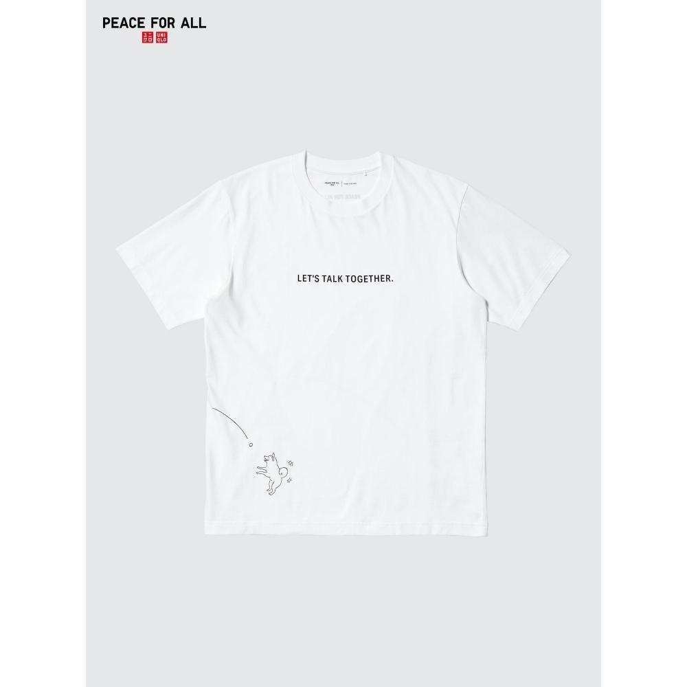 Uniqlo Япония Мир для всех Футболка Курияма Хидеки