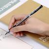 Deli 0.5mm Black Bullet Tip Gel Pen (12-Pack)