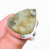 Emerald Natural Gemstone 925 Sterling Silver Jewelry Ring Size 7 N7y60