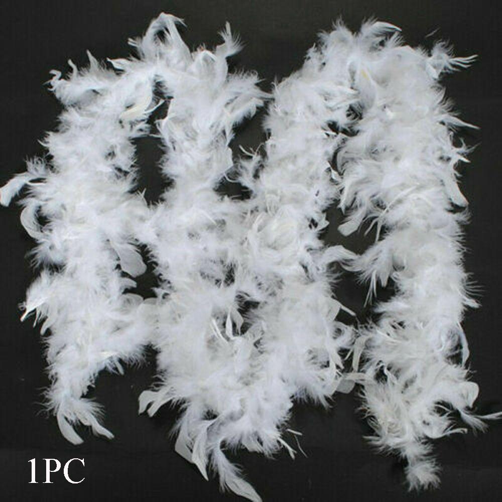 Grament Accessaries Apparel Fabric Christmas Tree Decor Feathers Feather Boa Strip Xmas Ribbon