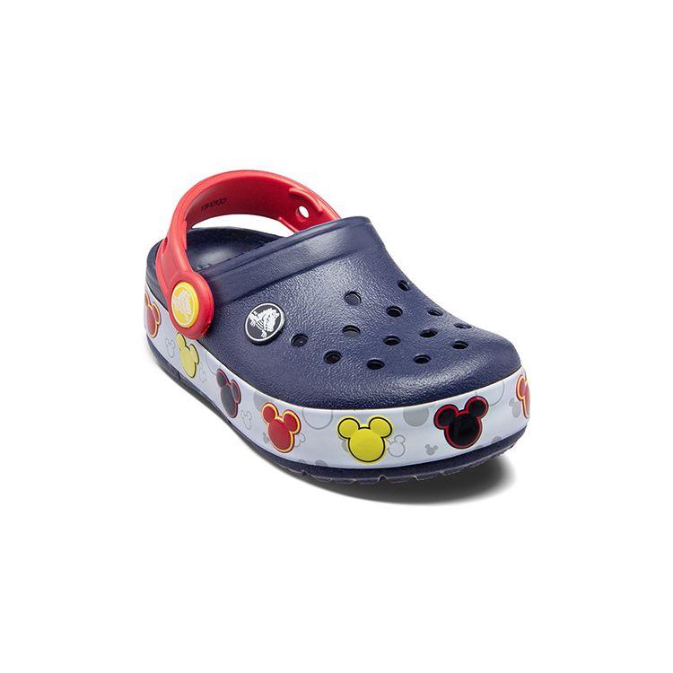 Crocs Fun Academy Mickey Cool Flash Beach Clogs Kids Footwear Deep-Blue 204994-410