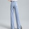 Винтажная весна 2022, женская мода с высокой талией y2k, женские широкие джинсы, мешковатые женские джинсовые длинные брюки, джинсовые брюки для мамы