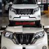 Для Toyota Land Cruiser Prado LC150 2010- Передний бампер автомобиля фара омывателя фар форсунка насос крышка