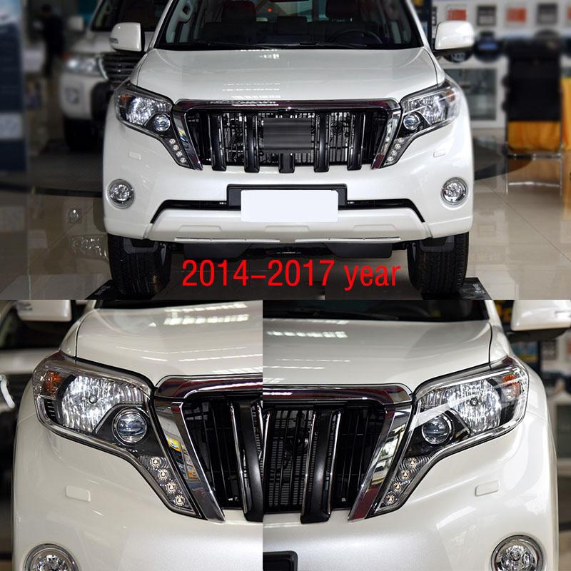 Для Toyota Land Cruiser Prado LC150 2010- Передний бампер автомобиля фара омывателя фар форсунка насос крышка