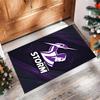 Melbourne Storm Crystal Velvet Carpet Soft Anti?Slip Floor Mat Comfortable Home Living Room Bedroom Decor Rug