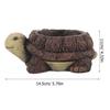 HOMSFOU Turtle Succulent Cartoon Turtle Shape Flower Small Resin Bonsai Plant Desktop Decor for Balcony Planter, Pot, Pot, Home, Office, Garden,