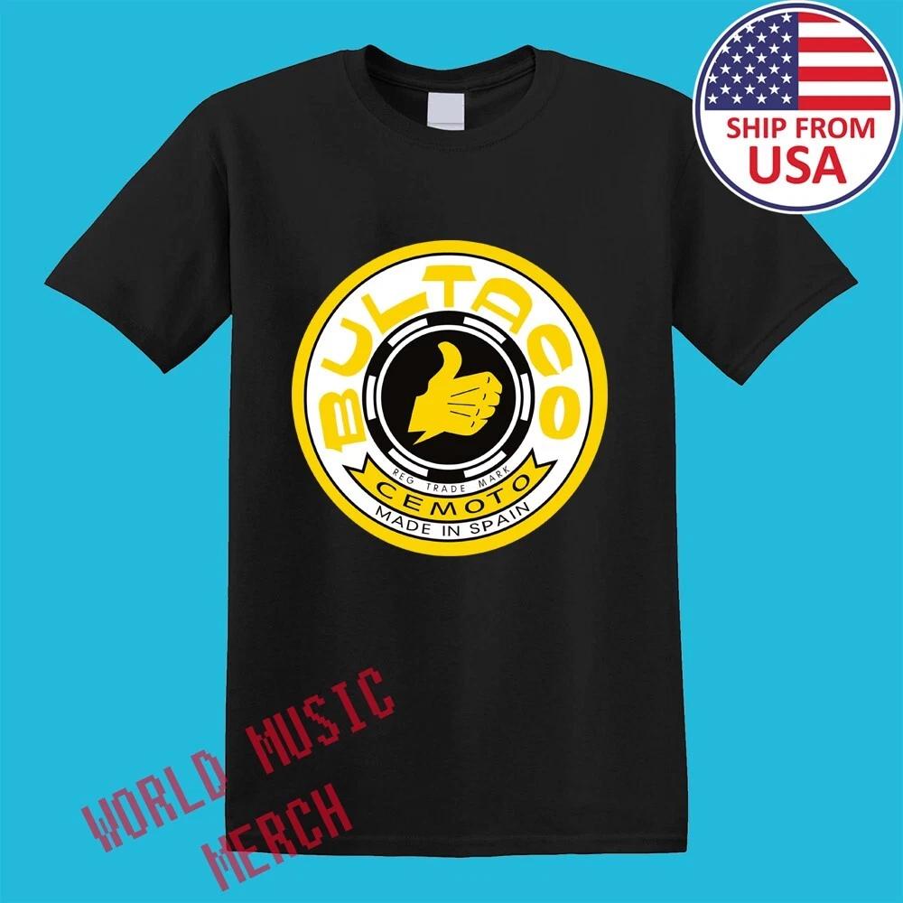 Bultaco Cemoto Spain Motorcycle Men's Black Size S-5XL