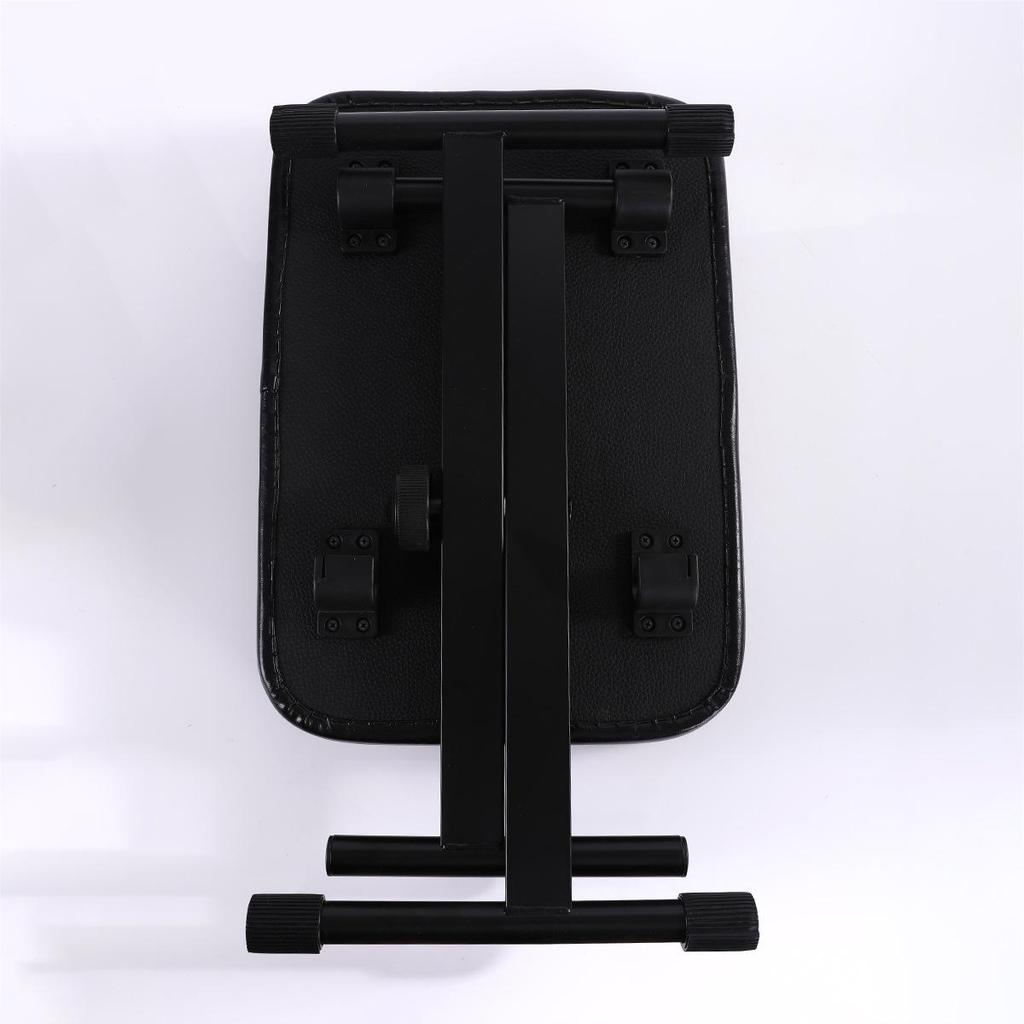 Регулируемая Складная Четырехуровневая Скамья для Электронного Органа - Высококачественный Черный Табурет для Цитеры