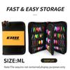 Multilayer Lure Storage Wallet Large Capacity Soft Lure Bag Transparent Fishing Lures Bag  Bait Bag