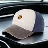 blbn4 Sunshade Fashion Solid Color Duck Tongue Caps Unisex Outdoor For Porsche 911 718 Panamera Macan Cayenne Boxster Cayman Accessory