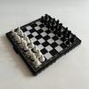 1 комплект мини-шахмат для путешествий со складной шахматной доской размером с ладонь, 5 дюймов, портативный магнитный