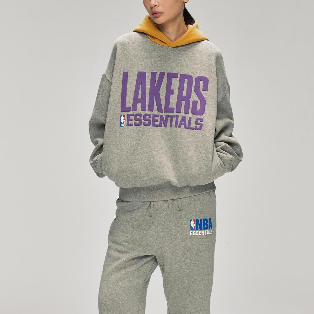Fear of God Essentials Спортивная толстовка X NBA Lakers Бетонно-серый/Каньон Мужские Топы Серый 192NB256405F