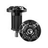 1 Pair Motorcycle Handlebar Plugs High Low Temperature Resistance Waterproof Non-slip Aluminum Alloy Handlebar Caps End Caps for Motorbike