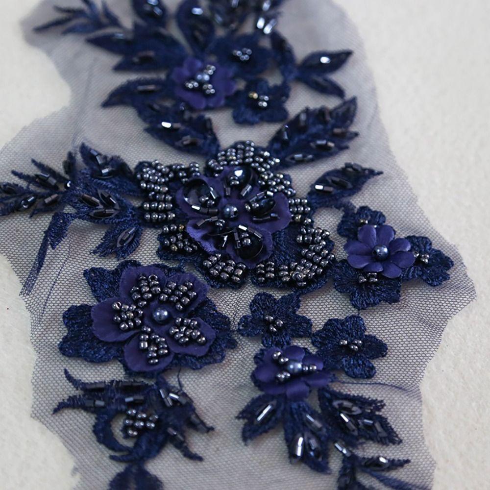 Sequin Embroidery Embroidered Floral Patches DIY Sequins Patches Stage Costumes