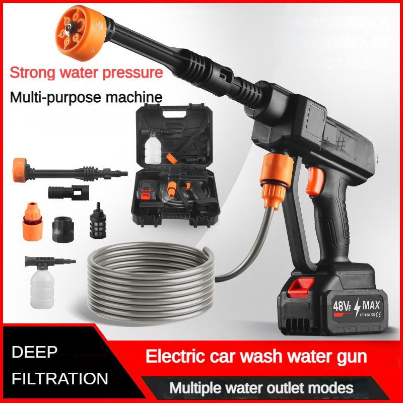 600 Вт новый беспроводной портативный водяной пистолет для мойки автомобиля, бытовая мойка высокого давления для автомобиля, перезаряжаемый самовсасывающий генератор пены, распылитель