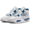 Кроссовки унисекс Air Jordan 4 Retro Military Blue 2024 кремово-белые нейтрально-серые FV5029-141