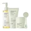 Гидрофильное масло Green Plum AHA BHA Texture Zero 200 мл + Твердое мыло 130 г + Масляный бальзам 50 г + Набор кистей для пор