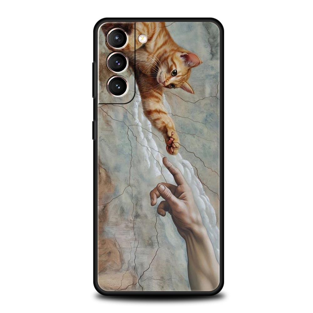 Fashion Ancient Greek Statues Phone Case Cover for Samsung Galaxy S26 S25 S24 S23 S22 S20 S21 FE Ultra S25 Edge Plus 5G Soft TPU